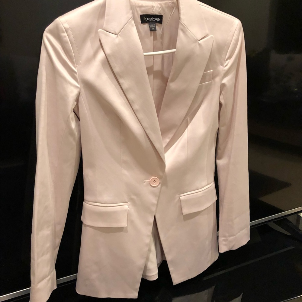 Bebe baby pink blazer/coat